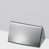 Konno Card Holder Stainless Steel, Dark Grey Plastic